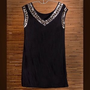Jeweled Black Shirt